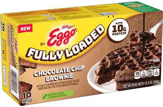 eggo chocolate chip brownie